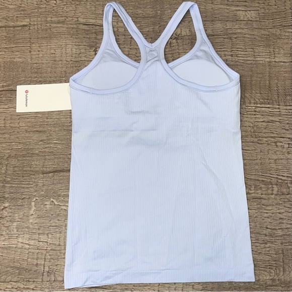 NWT Lululemon Ebb to Street Tank Top PSLB Pastel Blue Size 4/6/10/12 - Picture 2 of 9